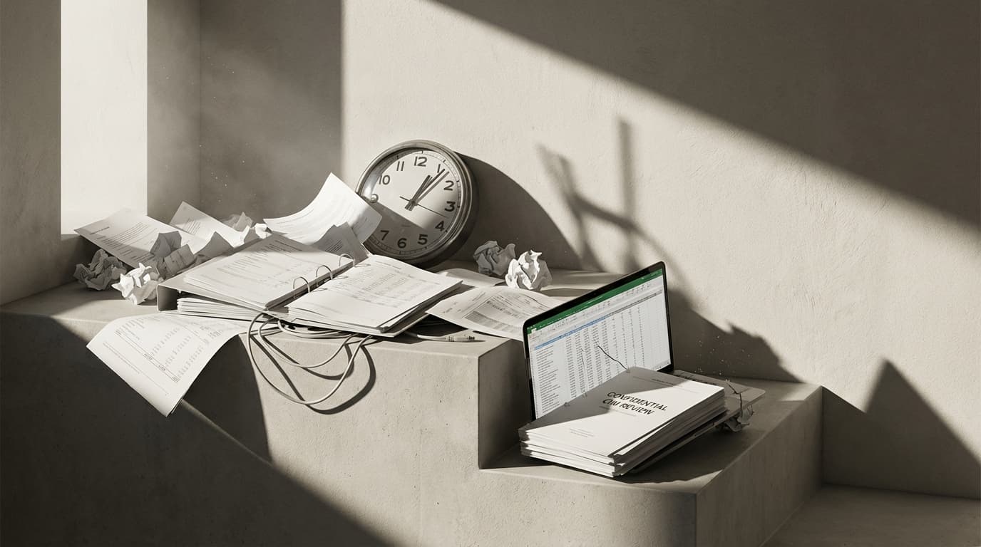 Manual Due Diligence: CIM review, contract analysis, and financial deep-dives eat weeks of partner time and slow deal velocity