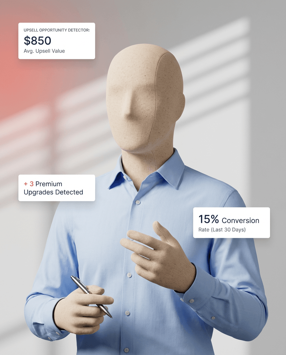 Upsell Opportunity Detector - Identify upgrade and ancillary revenue