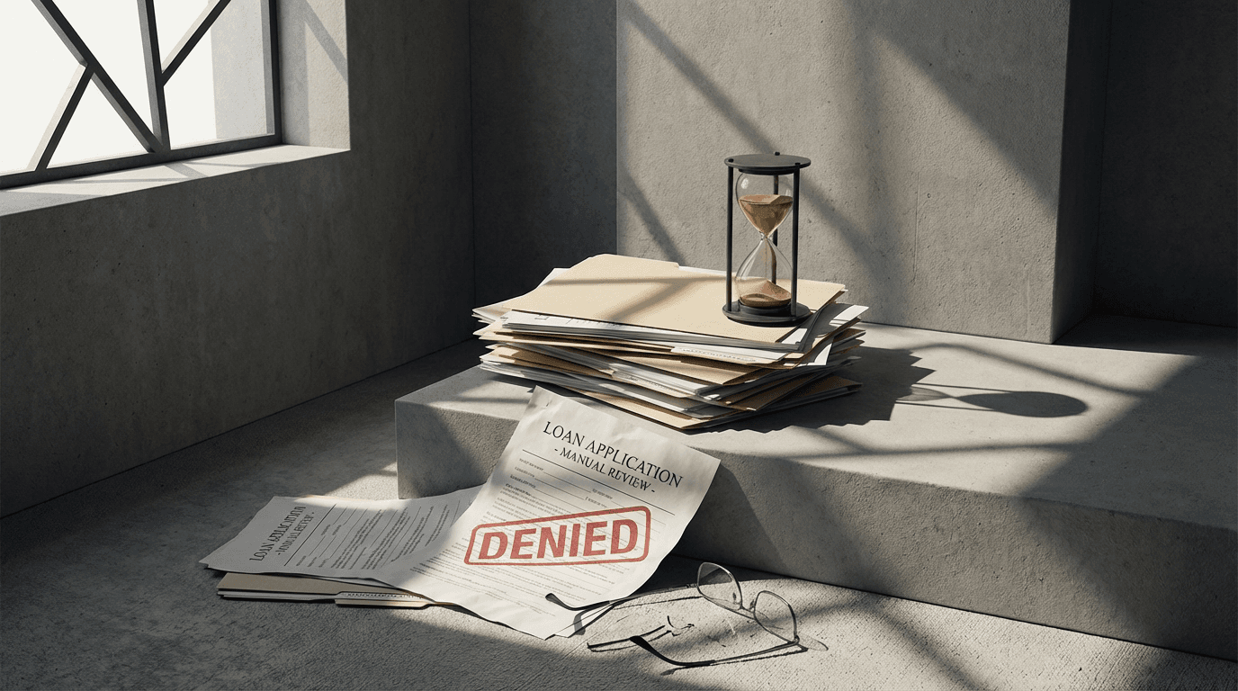 Slow Underwriting: Manual document review and verification extend timelines during borrowers' most time-sensitive moments